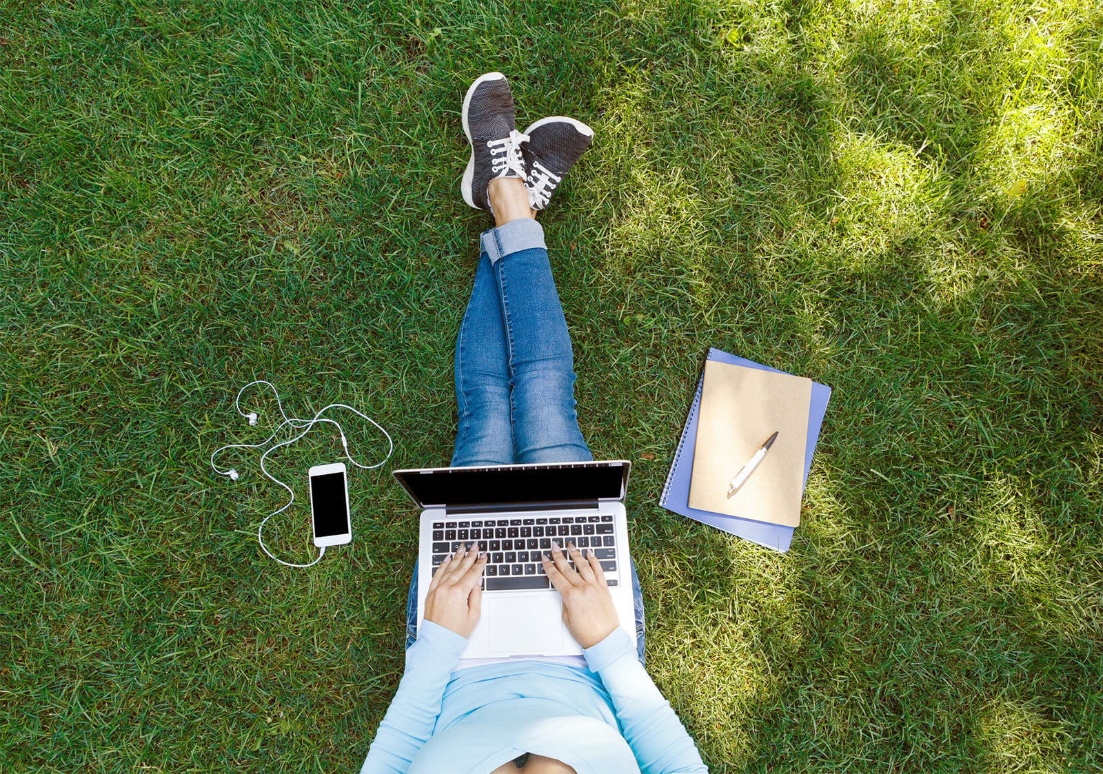 person-in-grass-on-computer
